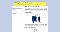 Desktop Screenshot of foldinggrocerycart.net